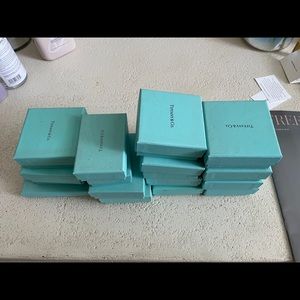 16 used boxes of various sizes